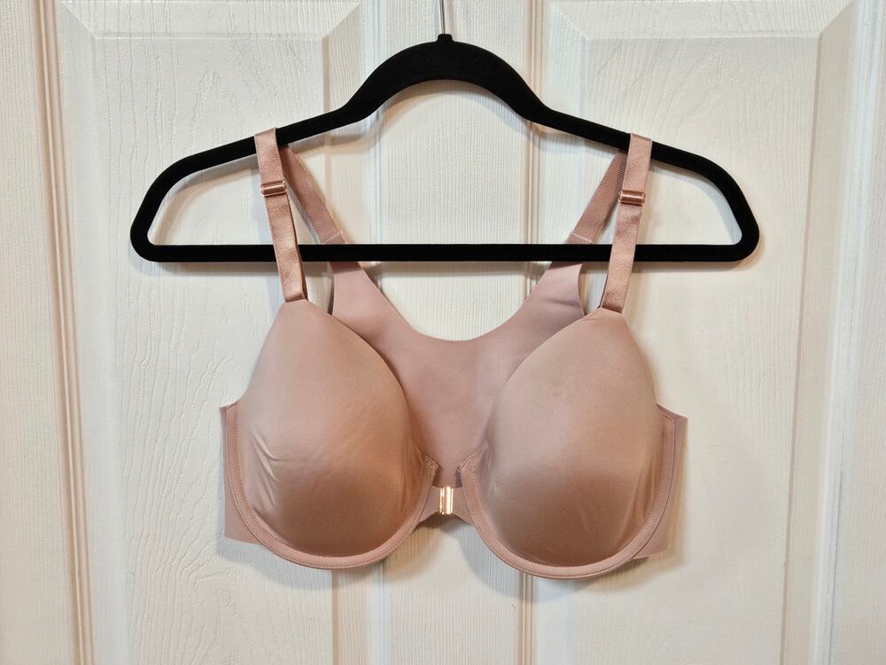 Soma Vanishing 360 Perfect Coverage Bra 36DD Nude Back Smoothing